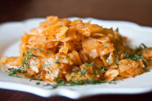 Stewed cabbage with Cedar Nut Oil