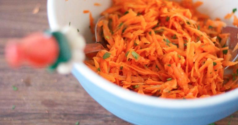 Carrot salad with Cedar Nut Oil