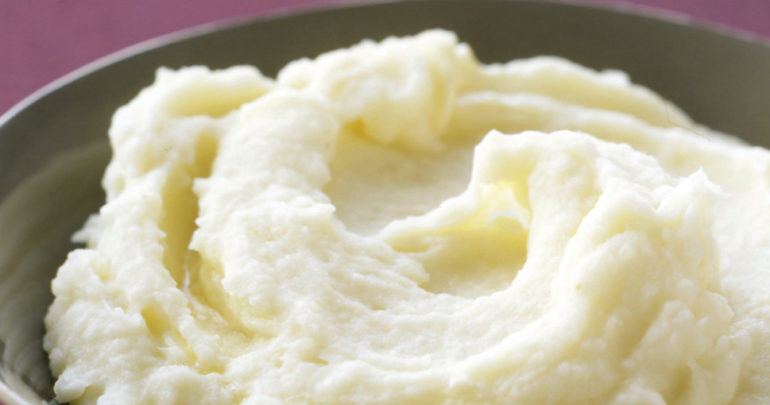 Mashed potatoes with Cedar Nut Oil