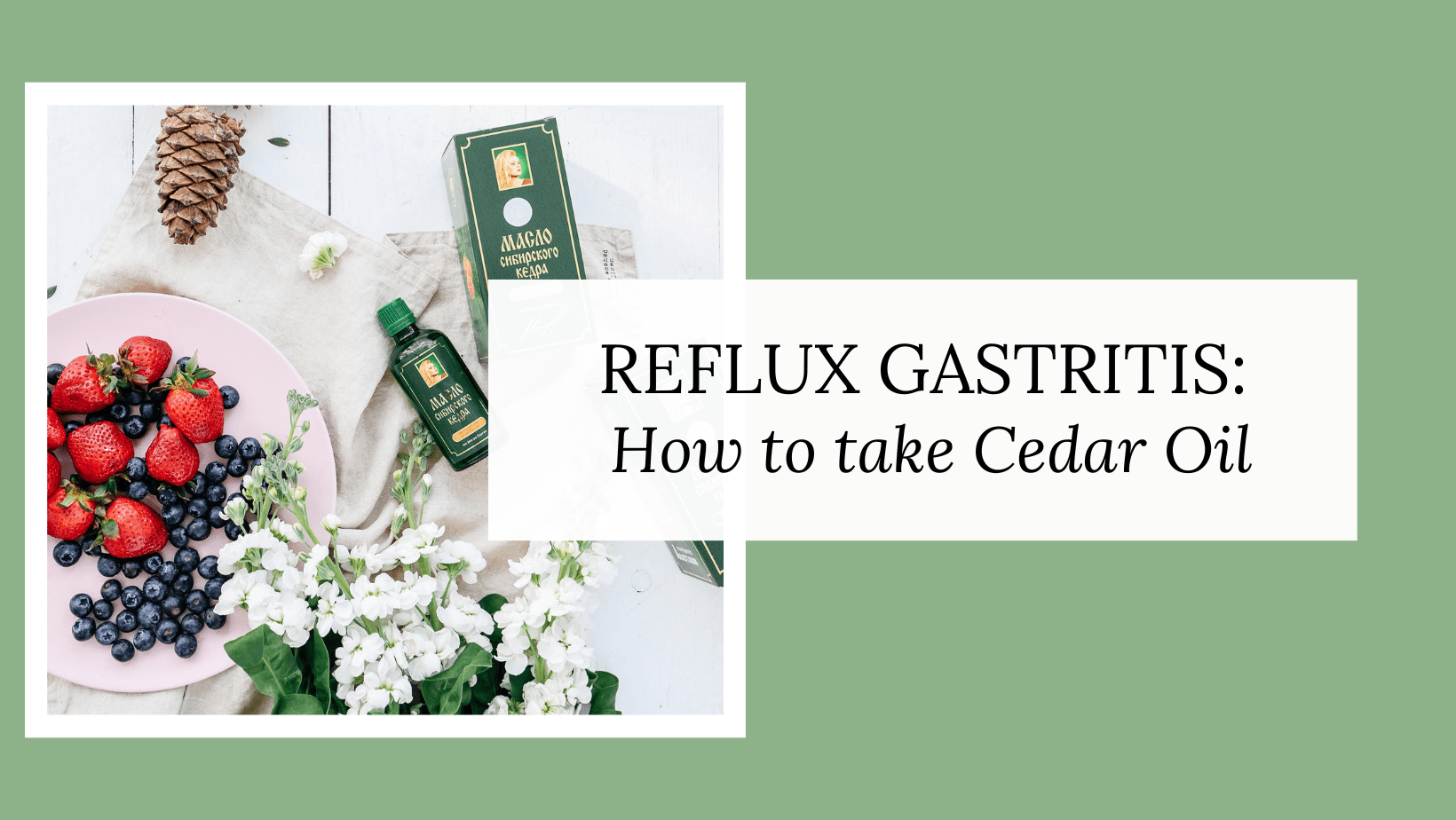 Cedar Oil for Reflux Gastritis MegreLLC