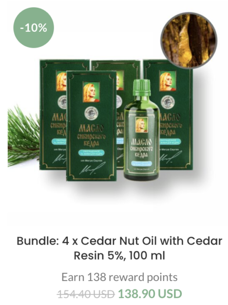 natural immune system cedar oil with resin